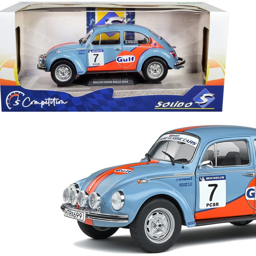 NIB Volkswagen Beetle 1303 #7 Mathias Fahlke - Pernilla Sterner "Gulf Oil" Rally